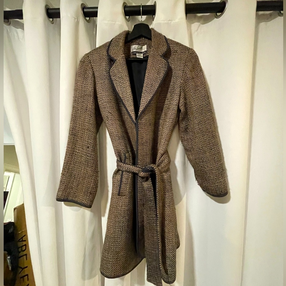Randolph Duke The Look Vintage Trench Peacoat Jacket Coat with Waist Belt - Picture 1 of 3
